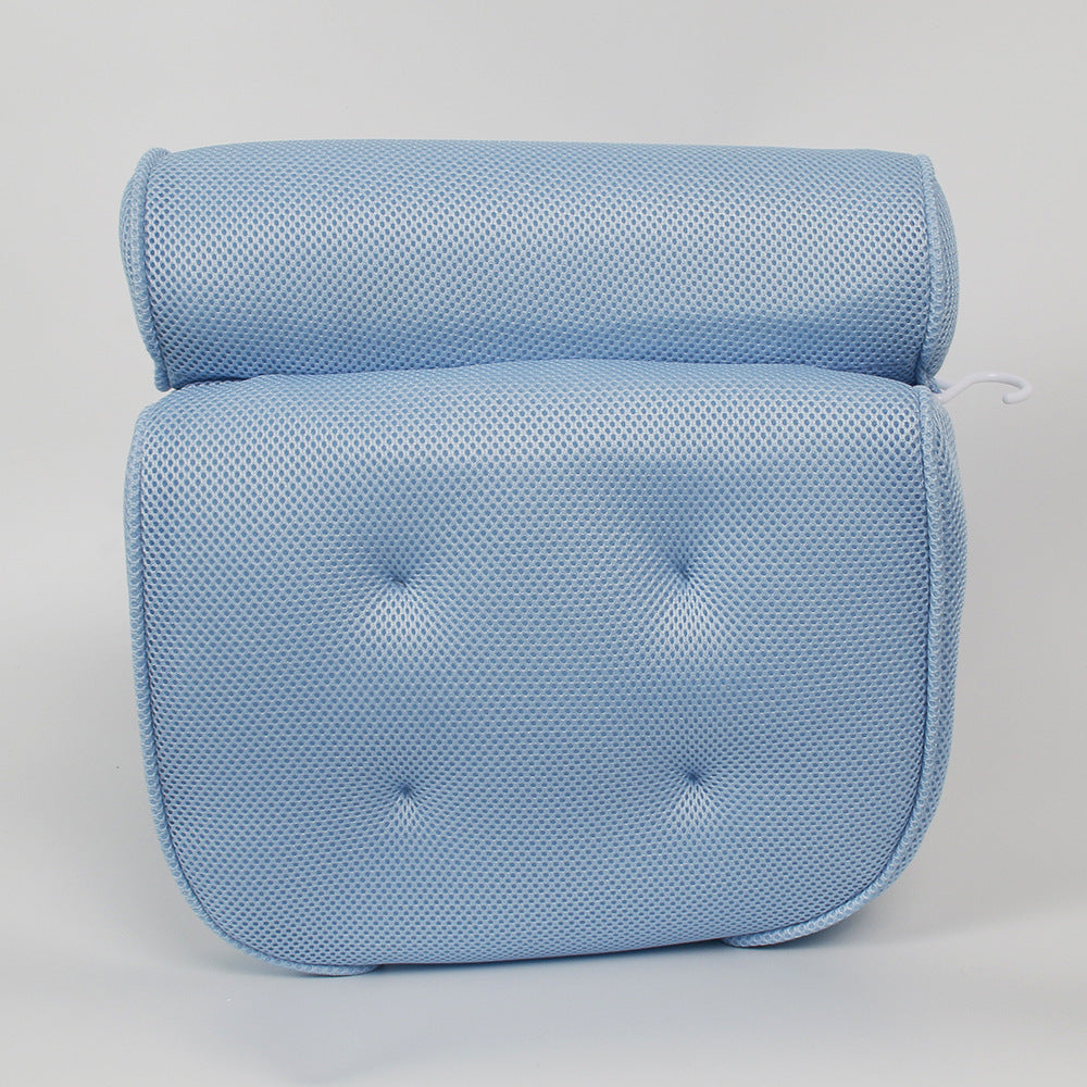 Luxurious Quick-Dry Contoured Bath Pillow with Headrest