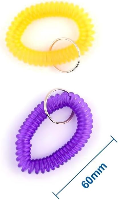 2 Pieces Key Chains - 60mm Metal Key Rings for Everyday Use