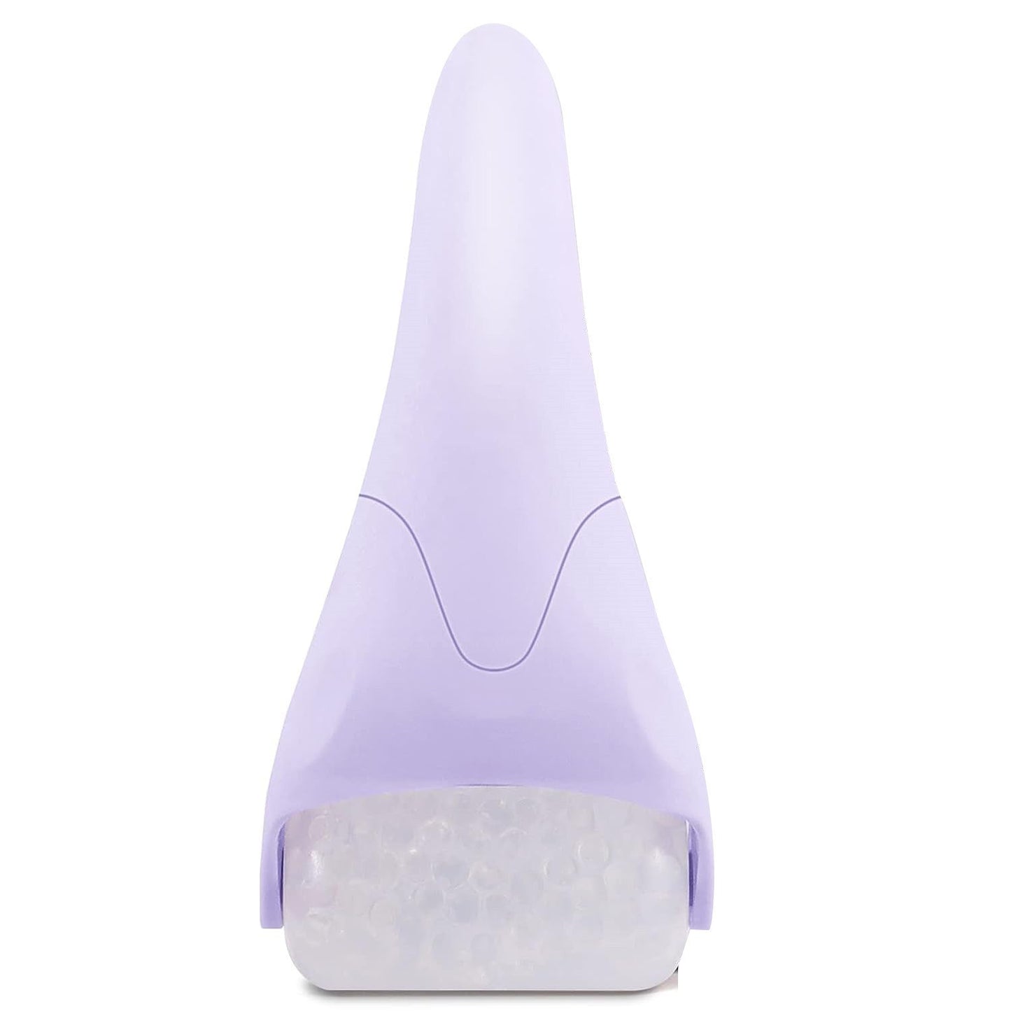 Pink Ergonomic Facial Ice Roller for Skincare and Wellness