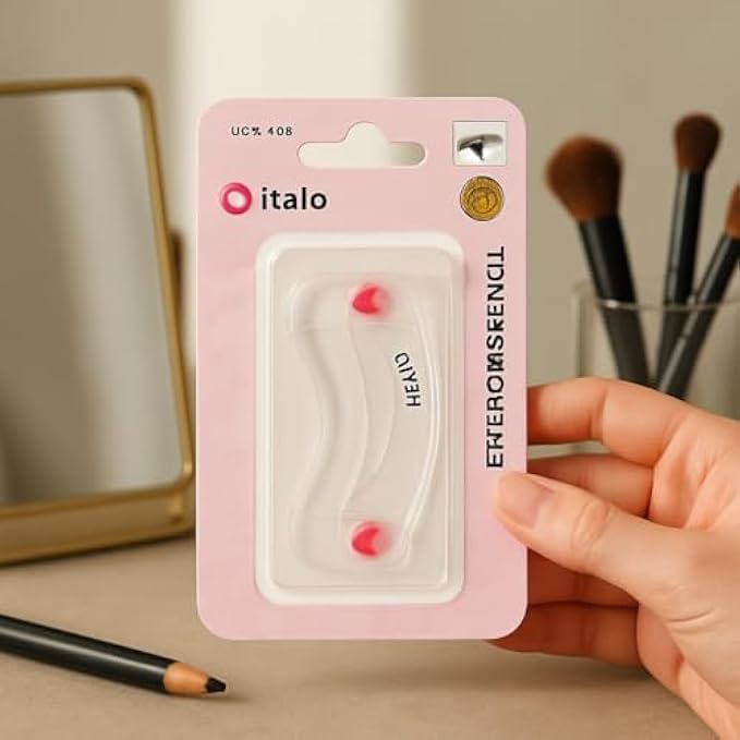 Eyebrow Stencil Kit 12 Reusable Brow Templates with Brush & Tweezers - Brow Shaping Stencils for Makeup, Microblading Guide & Brow Powder Application