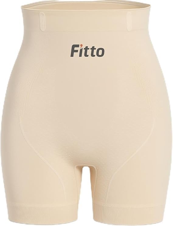 Women's Ivory Polyester Thigh Shaper Panty