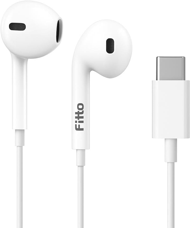 Wired Earpods Type-C, White - Comfortable Sound Experience