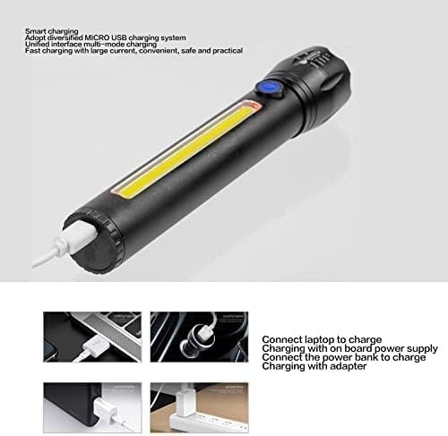 USB Rechargable Power Style LED Flashlight 2000 Lumens Telescopic Zooming Waterproof Torch