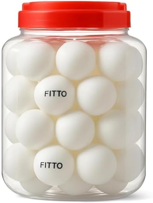 30pcs Pack of White Table Tennis Balls - High Quality, Durable, Perfect for Training and Recreation