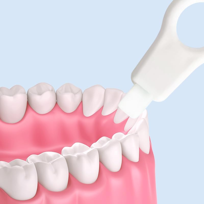 Tooth Cleaning Brush – PP + Sponge – 3-Pack – White