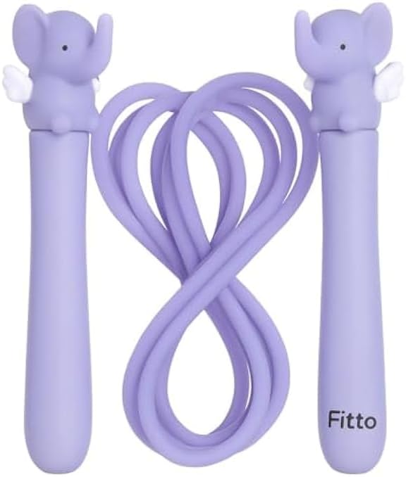 Adjustable Purple Skipping Rope for Kids - Perfect for Jump Rope Fun and Fitness