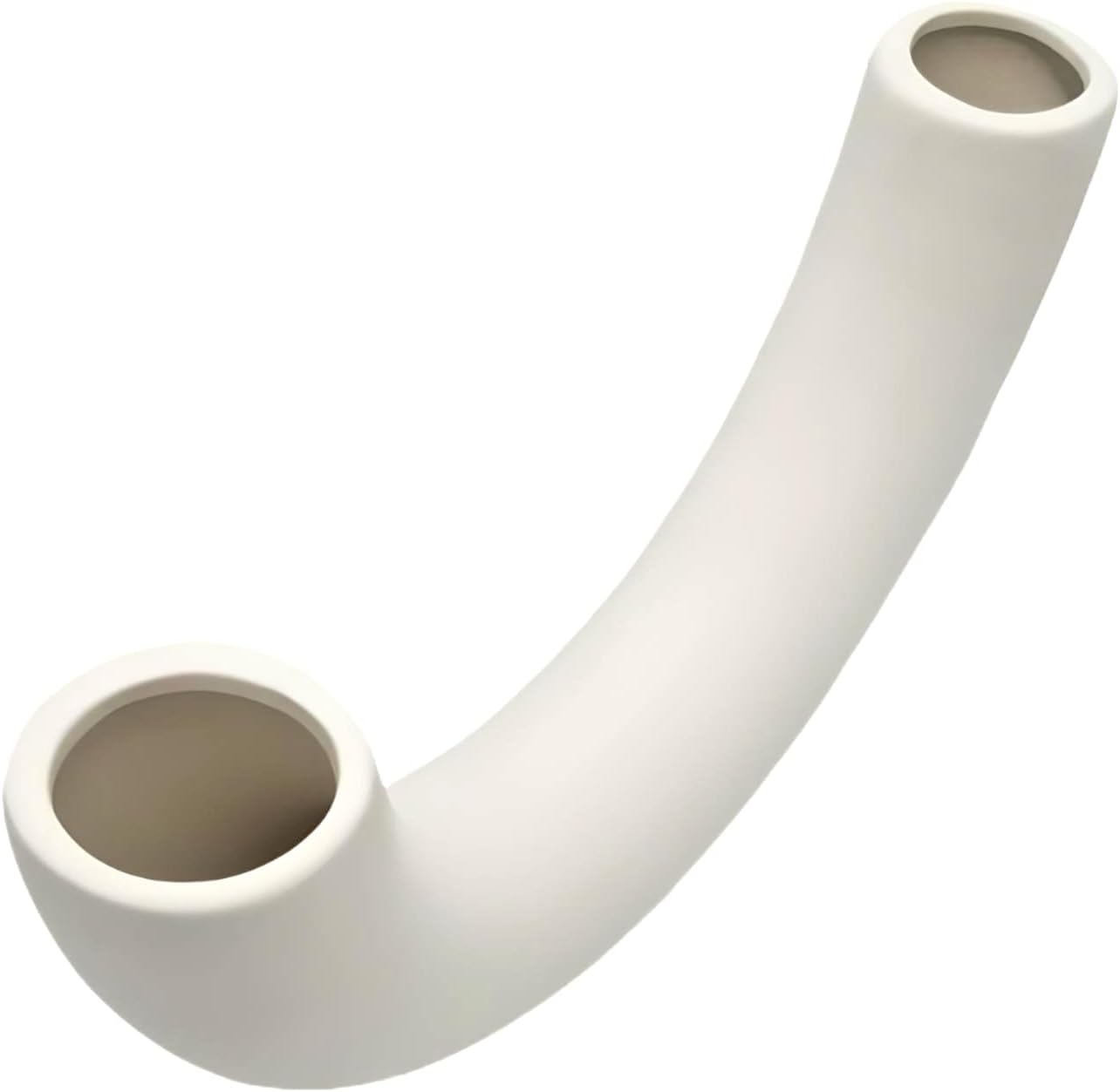 Tall Slim White Ceramic Vase 29x12cm Modern Home Decor