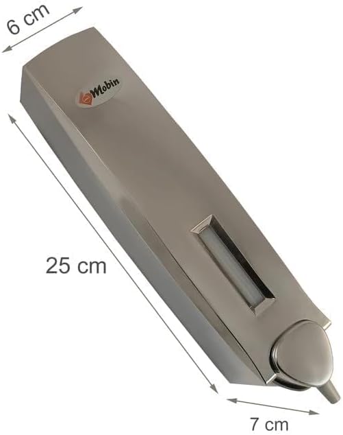 Fancy Push Type Liquid Soap, Lotion & Hand Sanitizer Dispenser, Surface Mounted, 350 ml (White), Wall-Mount, Easy Refill, Durable