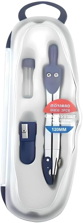 Compass Set 3 PC for Geometry, Math Drawing Tools for Students and Professionals