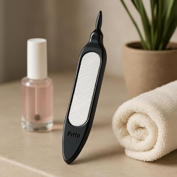 11cm Nail File for Polishing & Shaping – Compact Portable Emery Board for Manicure and Pedicure, Travel Nail File