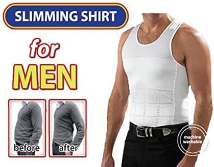 Men's Nylon Vest, White, Large