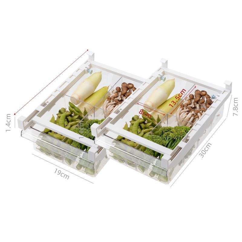 Transparent Egg Storage Tray for Refrigerator Organization