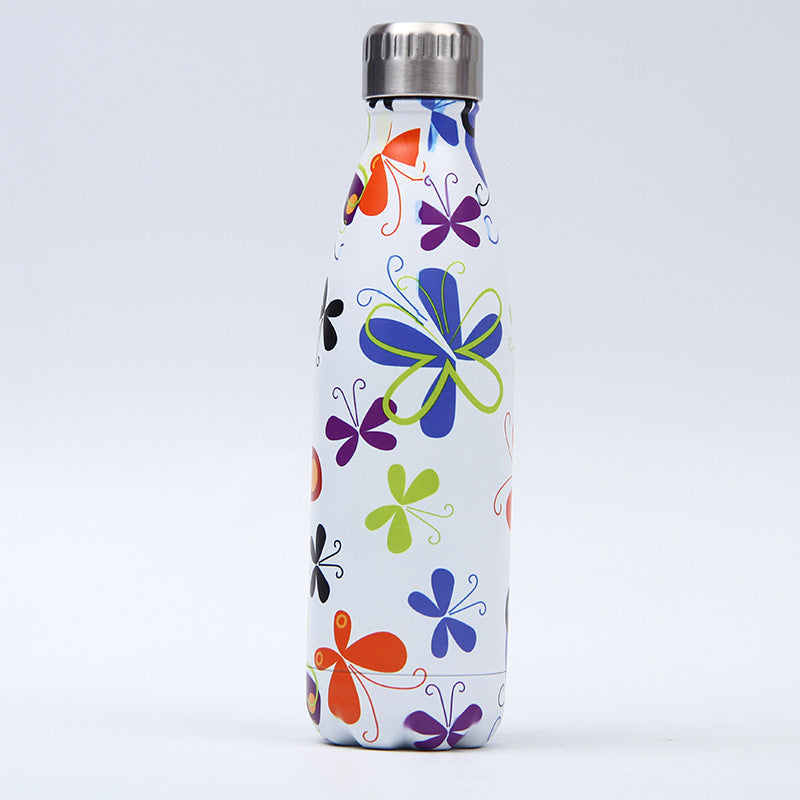 Insulated Stainless Steel Water Bottle - Eco-Friendly, Reusable, 500ml