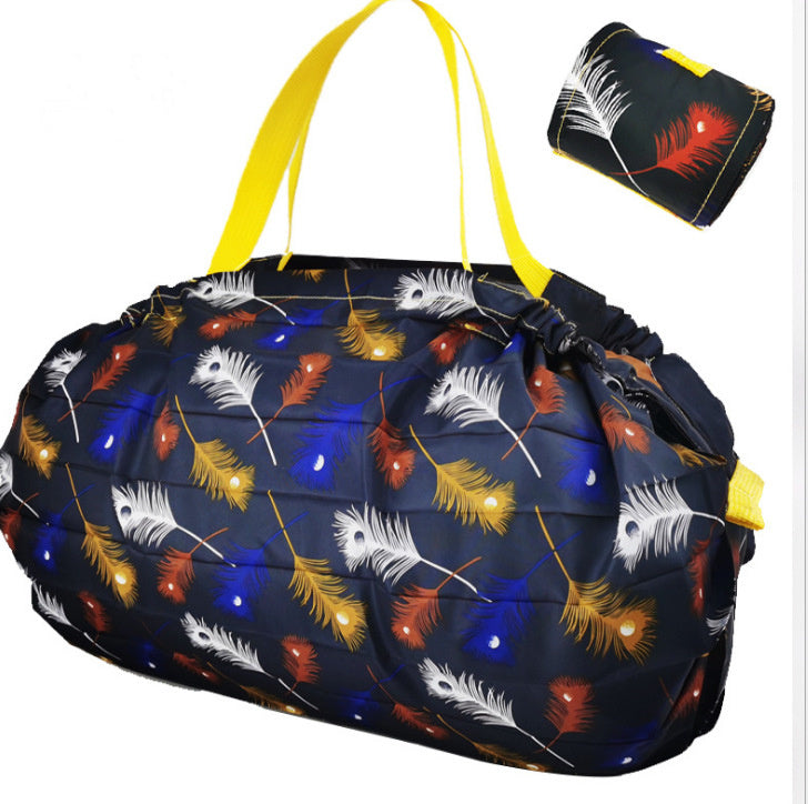 Eco-Friendly Foldable Shopping Bag - Reusable, Lightweight, Portable