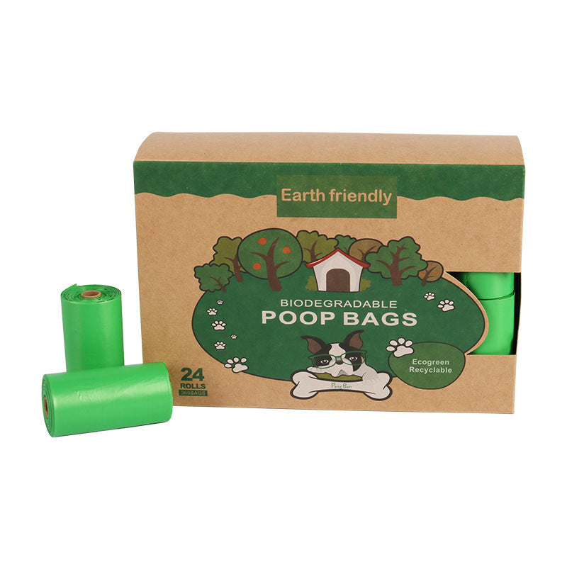 Eco-Friendly Biodegradable Poop Bags with Dispenser - 150 Count