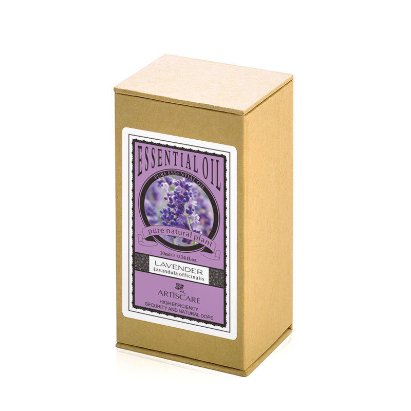 Lavender Essential Oil in Eco-Friendly Glass Bottle for Aromatherapy