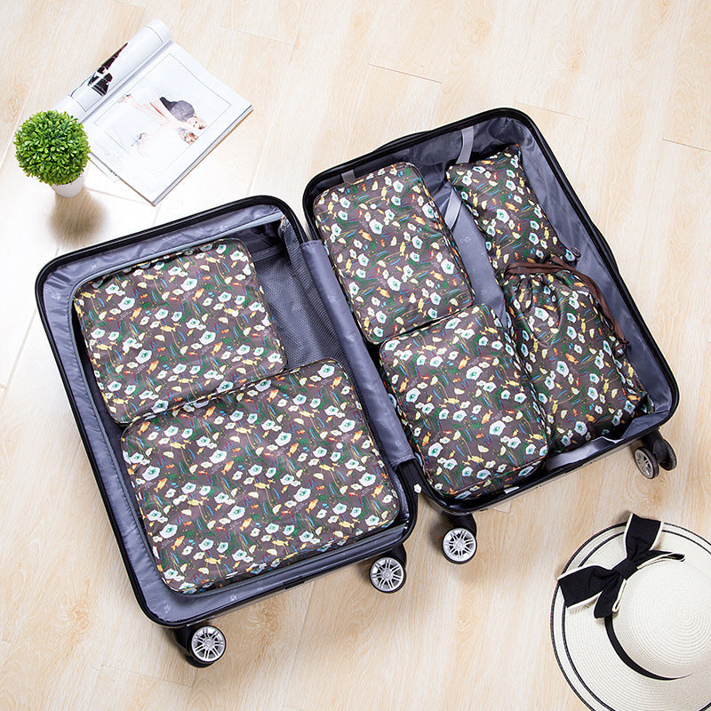 Light Blue Travel Packing Cubes Set for Organized and Eco-Friendly Packing
