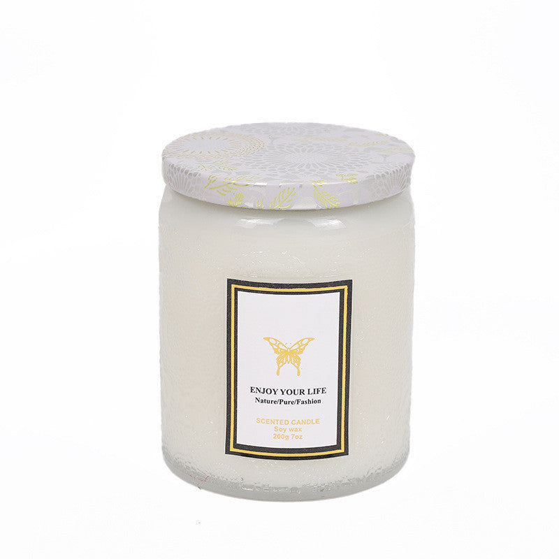 Eco-Friendly Aromatherapy Scented Candles in Reusable Glass Jars
