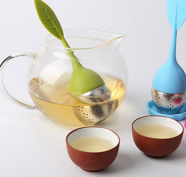 Eco-Friendly Teardrop Tea Infuser Set - Sustainable Glass Teapot & Ceramic Cups