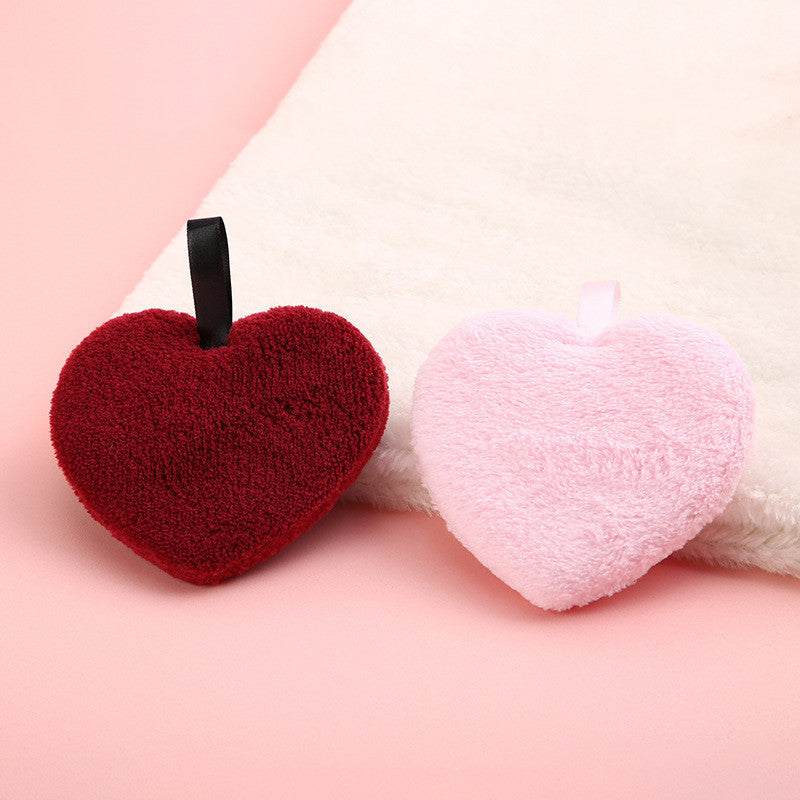 Eco-Friendly Heart-Shaped Bath Sponges - Reusable & Biodegradable