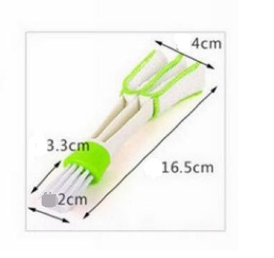 Dual-Ended Eco-Friendly Cleaning Brush and Microfiber Duster