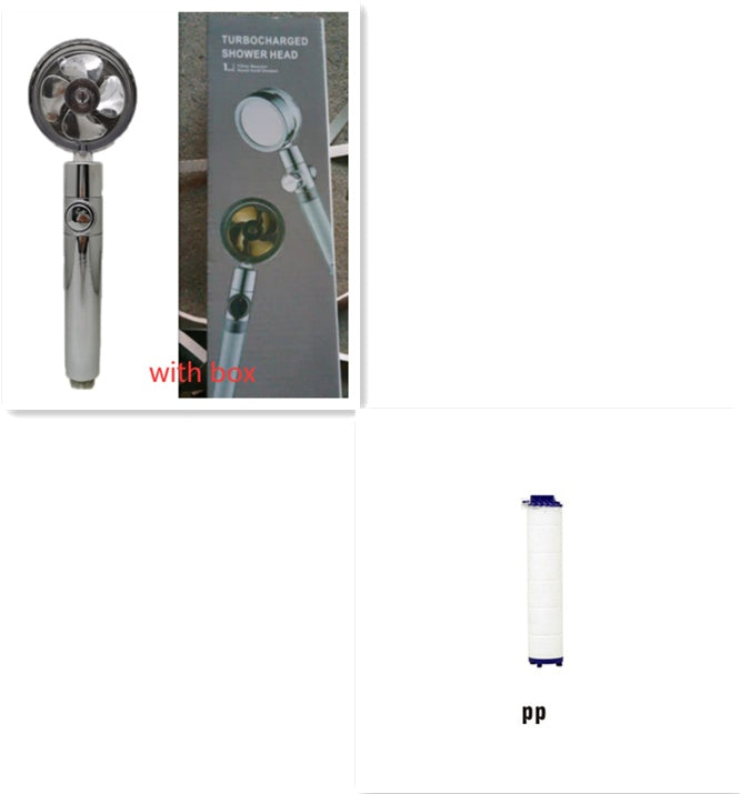 Water-Saving Handheld Shower Head with 360° Rotation and Adjustable Angles