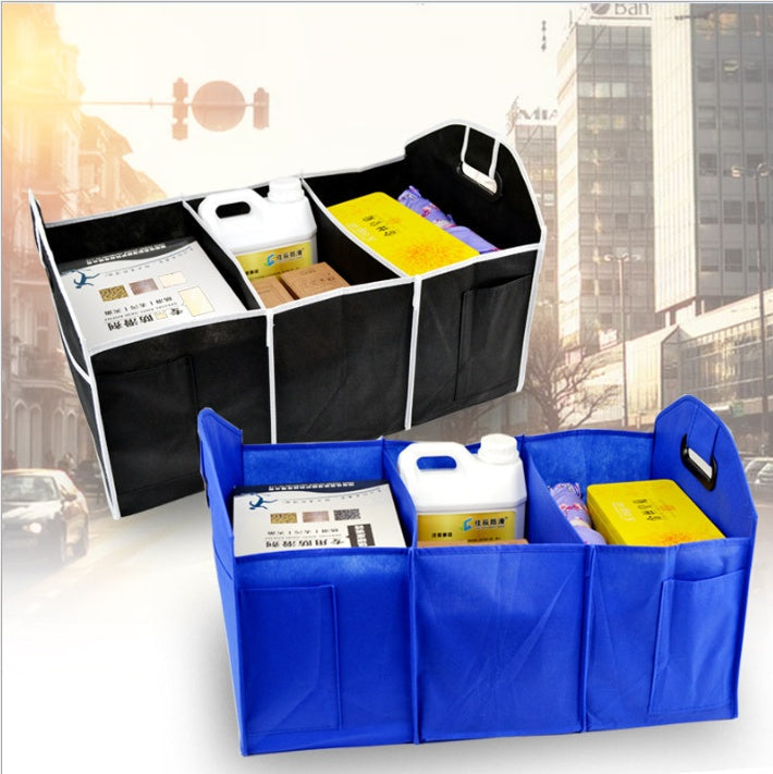 Eco-Friendly Car Trunk Organizer - Durable, Foldable, Multi-Compartment Storage