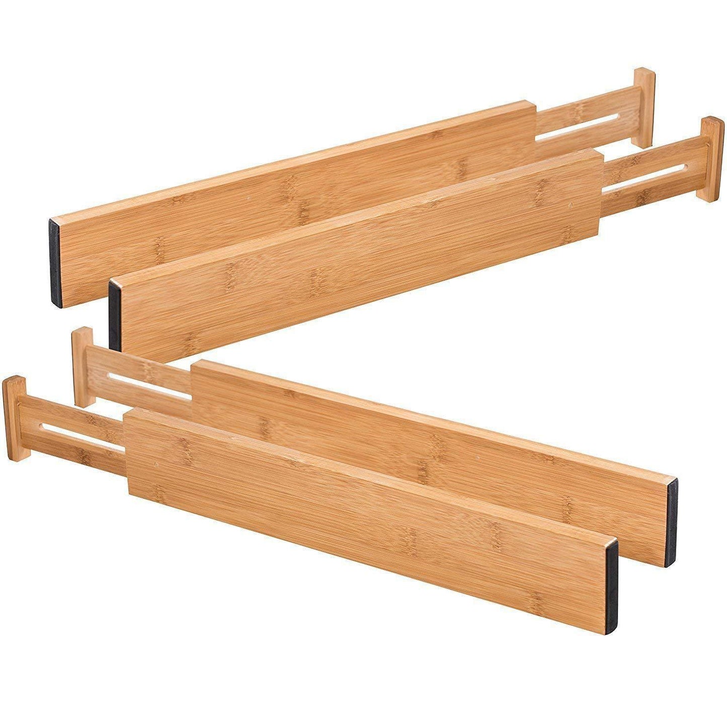 Adjustable Bamboo Drawer Dividers for Eco-Friendly Home Organization