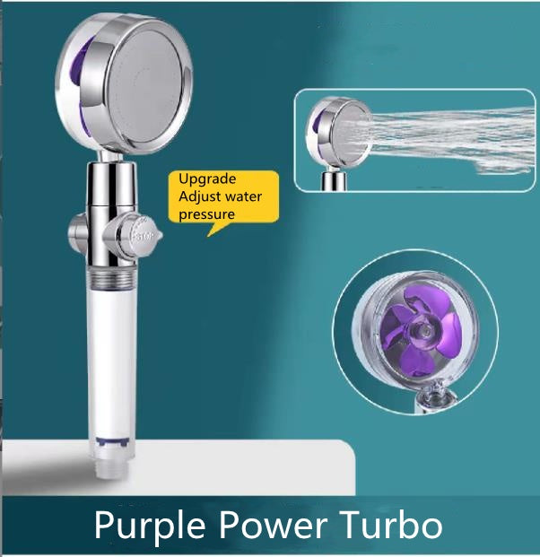 Water-Saving Handheld Shower Head with 360° Rotation and Adjustable Angles