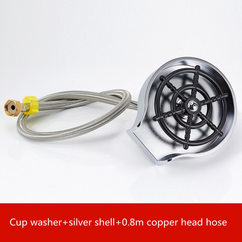 Quick Cup Wash ABS Bar Washer - Water-Saving Circular Spray