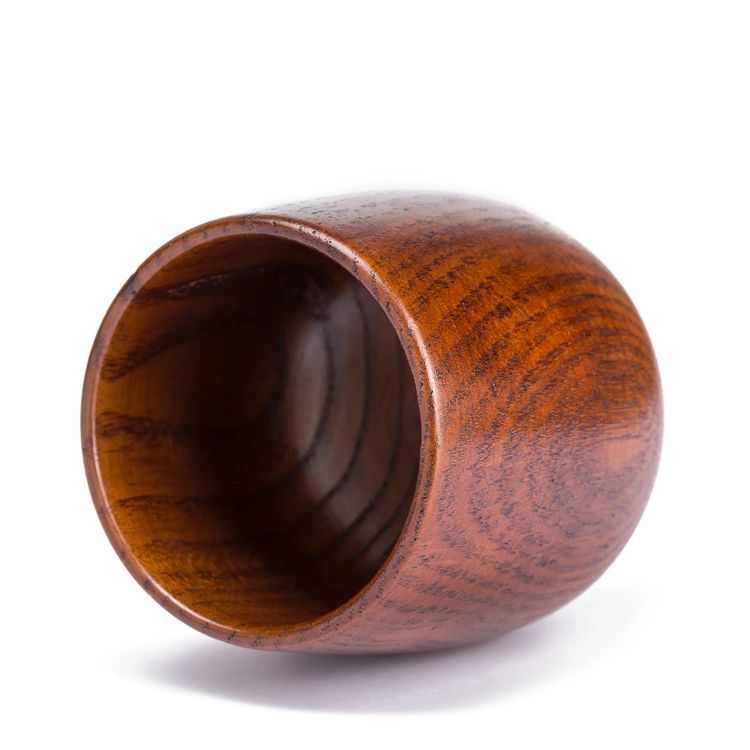 Eco-Friendly Wooden Drinking Cup - Sustainable, Durable, Plastic-Free