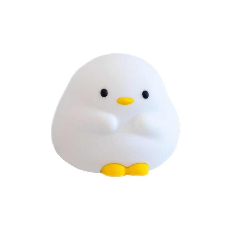 Eco-Friendly Duck Night Light - Soft Silicone LED for Kids