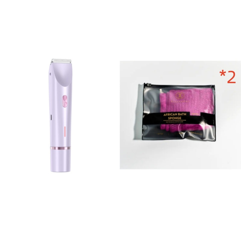 Rechargeable Pink Electric Hair Trimmer for Eco-Friendly Grooming