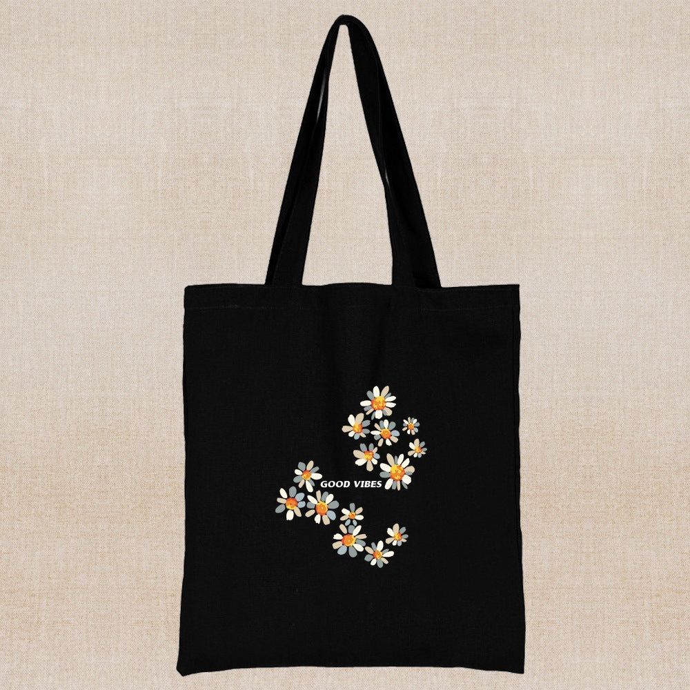 Eco-Friendly Daisy Tote Bag - Sustainable, Reusable, Durable