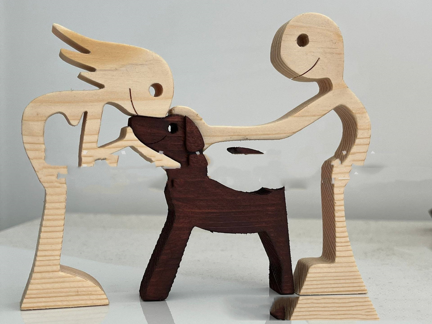 Eco-Friendly Wooden Animal Figurines - Sustainable Home Decor