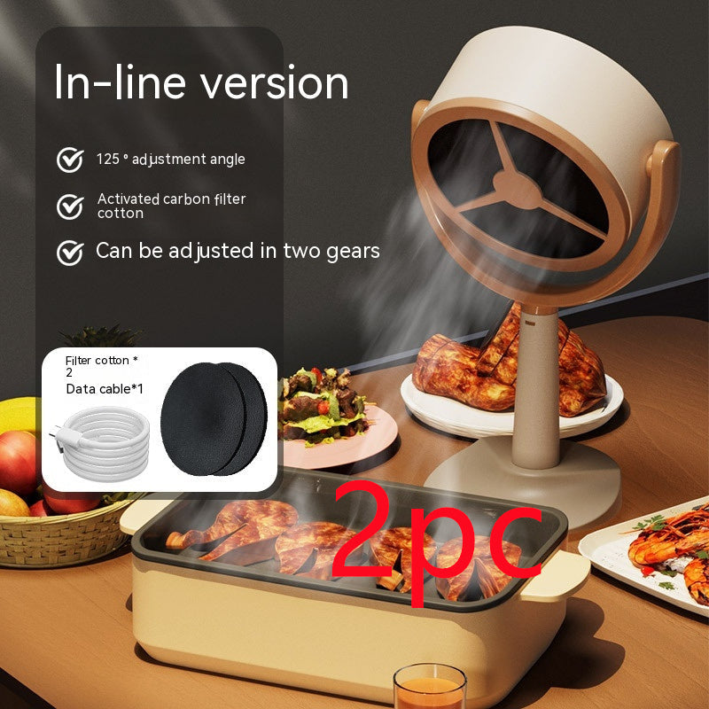 Wireless Portable Range Hood for Smoke Reduction