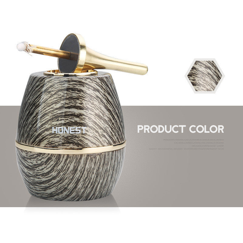 Eco-Friendly Black & Gold Oil Lamp - Sustainable Lighting Solution