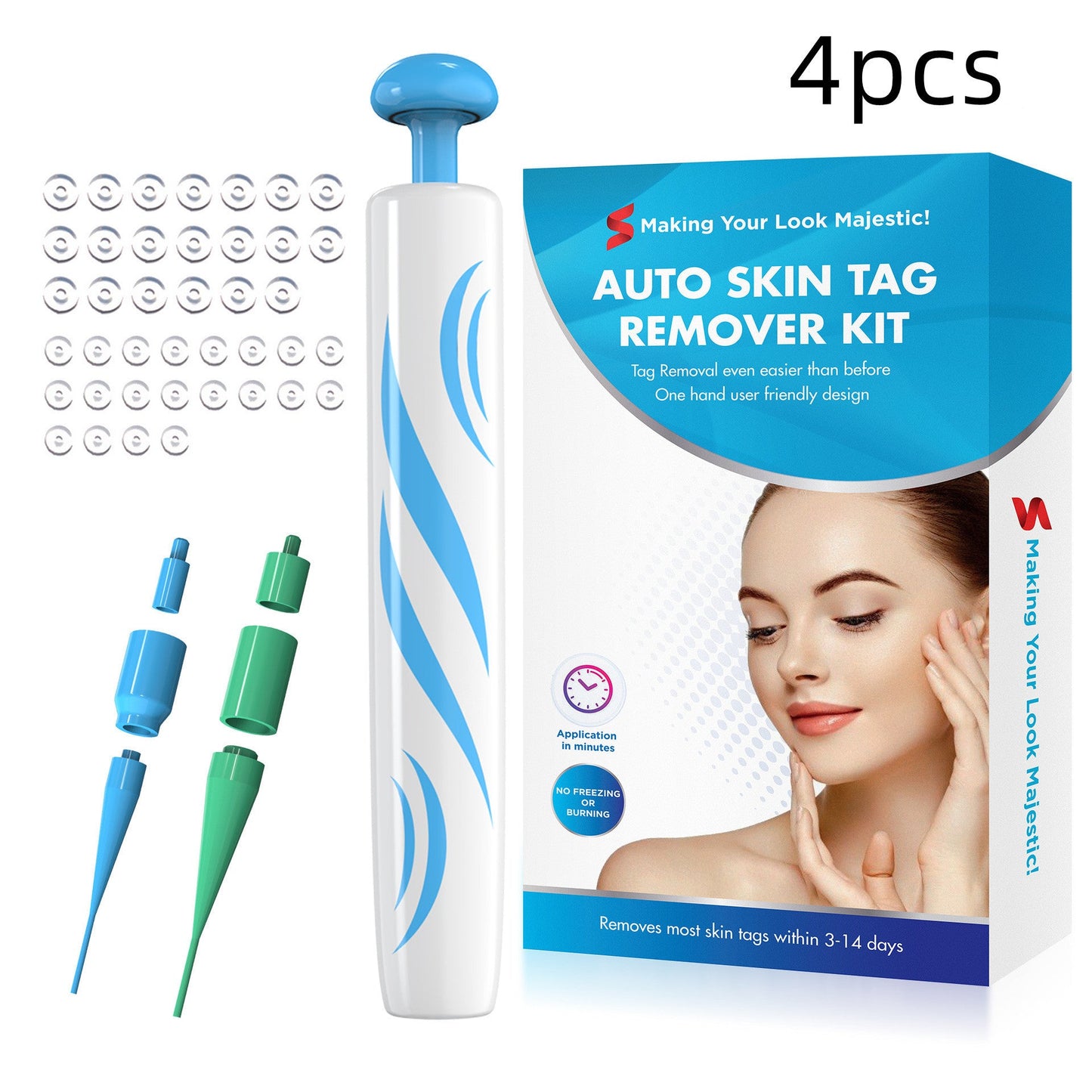 Eco-Friendly Auto Skin Tag Remover Kit - Reusable Personal Care Tool