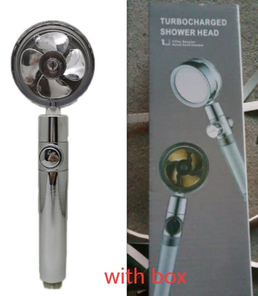 Water-Saving Handheld Shower Head with 360° Rotation and Adjustable Angles