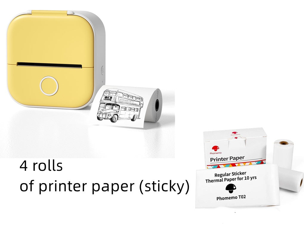 Compact Eco-Friendly Portable Label Printer for Home Organization