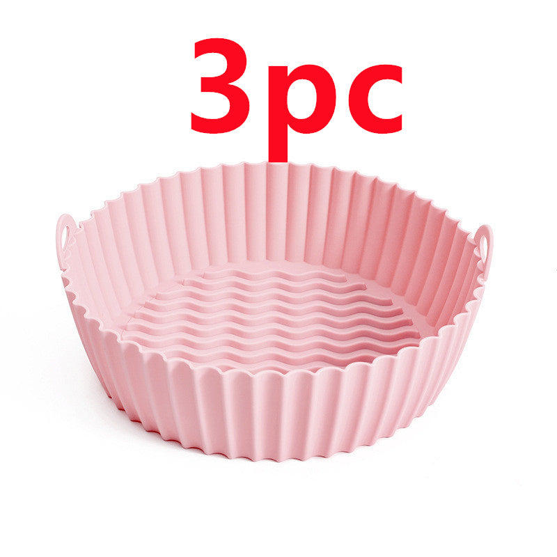 Eco-Friendly Silicone Baking Tray for Air Fryers - Reusable & Durable