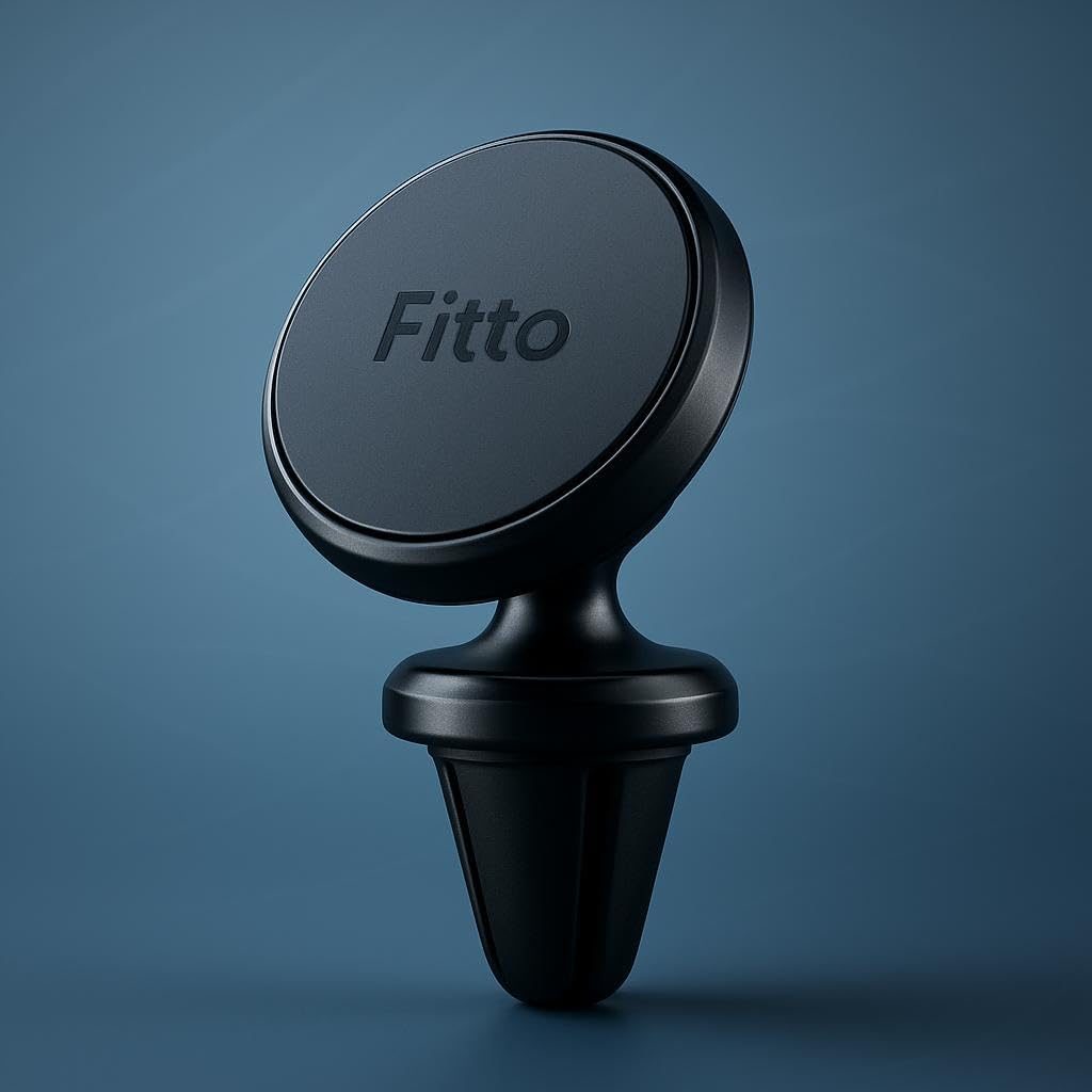 Magnetic Mount Universal Air Vent Car Phone Holder - 360° Rotation, Easy Install