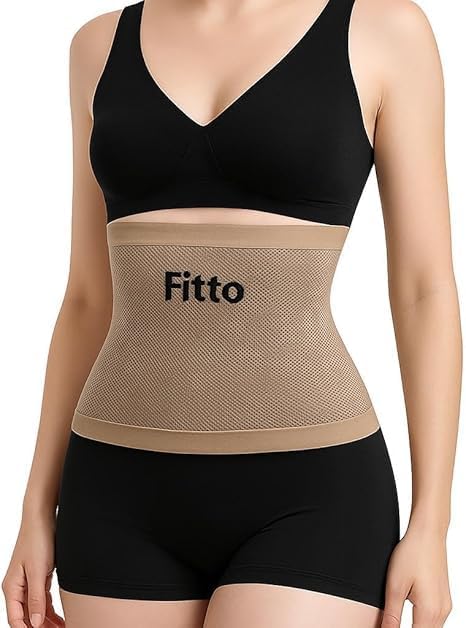 Women's Brown Waist Shaper Belt - Adjustable Slimming Body Shaper