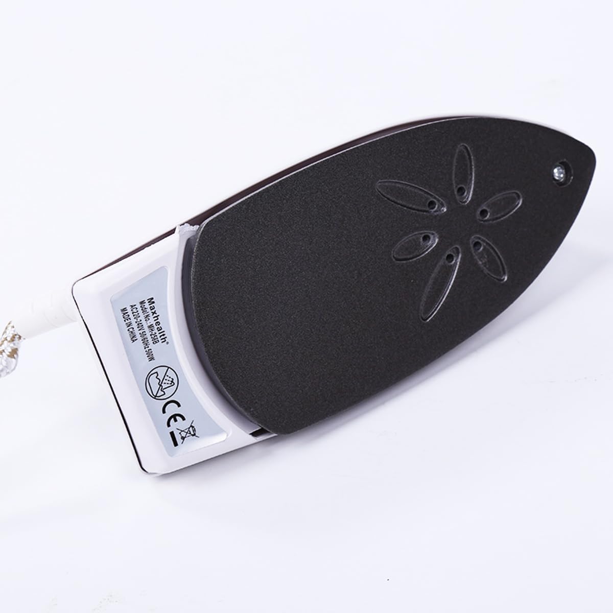 Travel Iron Portable Steam Iron, Mini Handheld, Non-Stick, Adjustable Temperature, Compact Travel Steamer, White