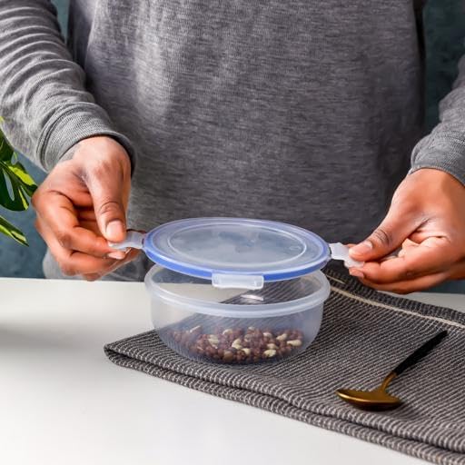 Food Storage Box 2250ml - Airtight, BPA-Free, Leak-Proof Container for Pantry, Kitchen, & Meal Prep - Durable Plastic, Stackable, Microwave & Dishwasher Safe