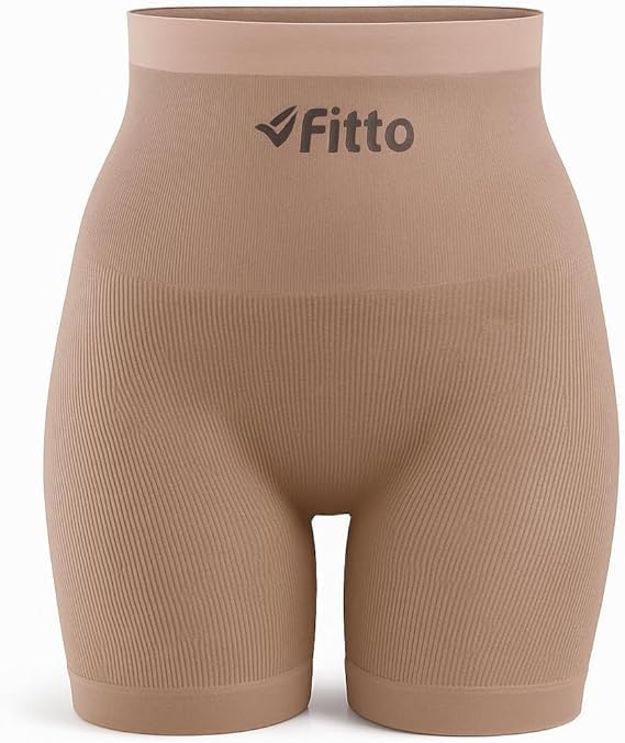 Women's Brown Waist Shaper Shorts - Slimming Body Shaper for Tummy Control