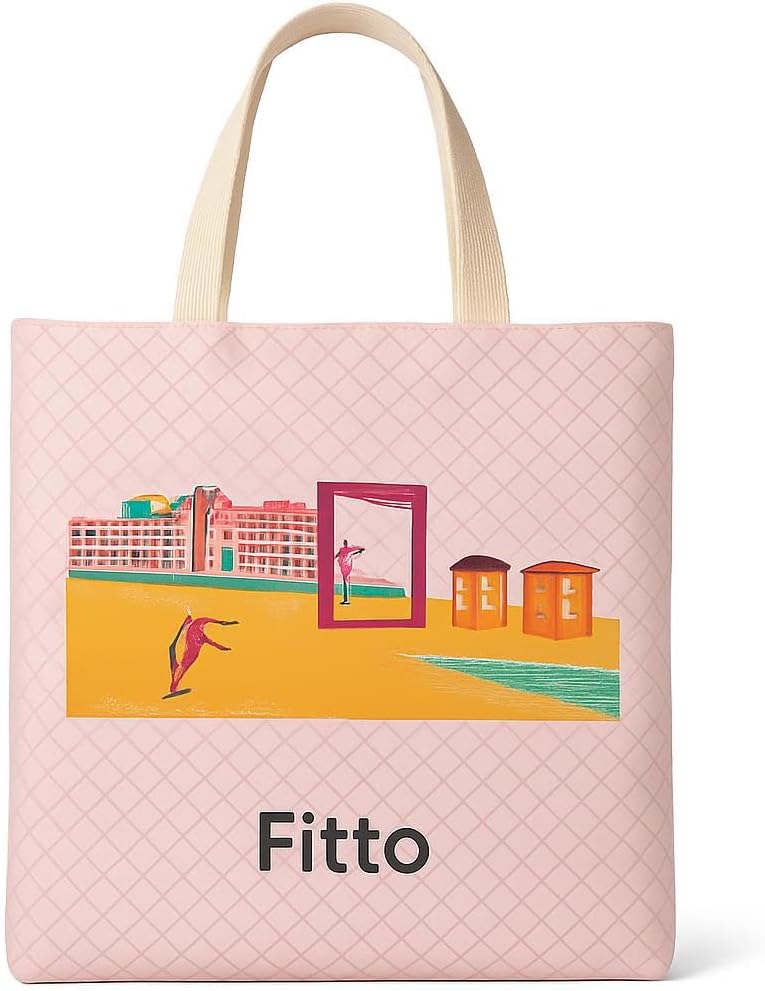 Eco-Friendly Brown Canvas Tote Bag with Durable Handles