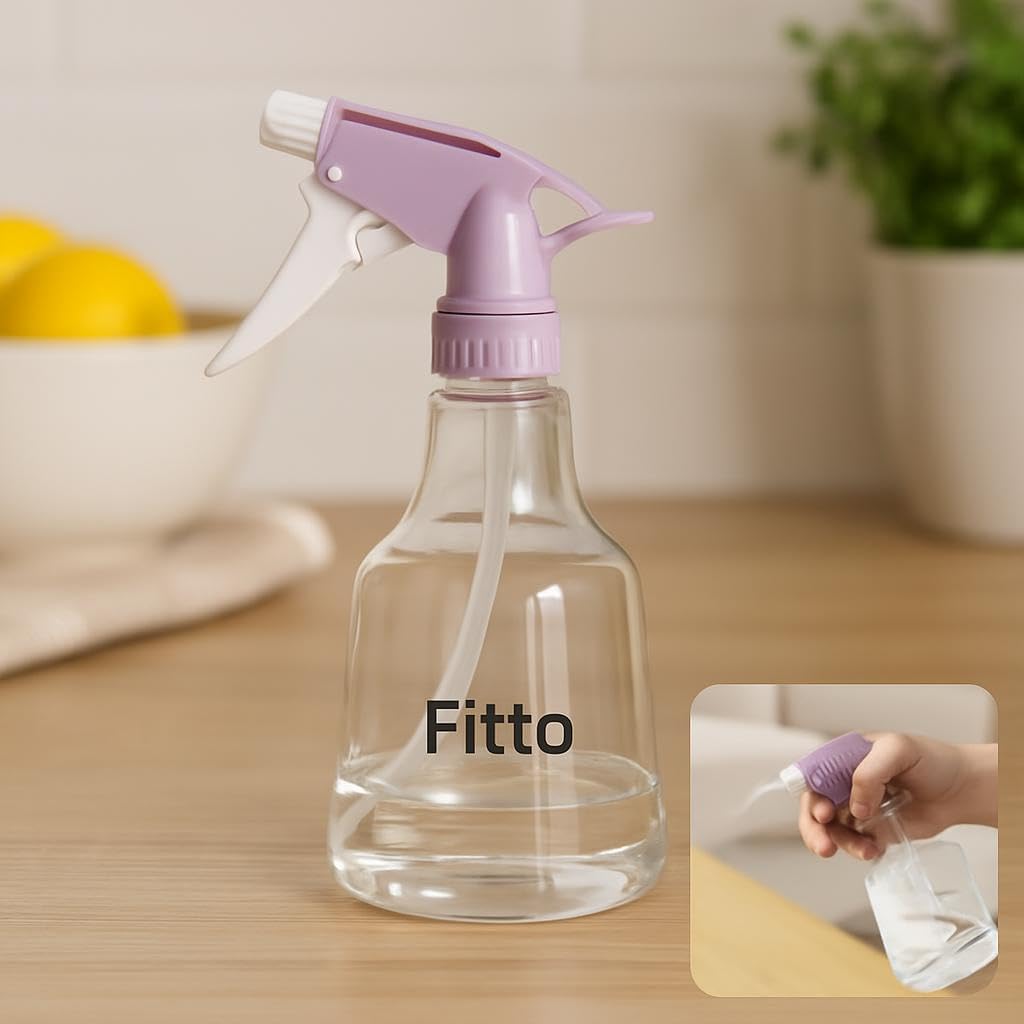 Multipurpose Cleaner Spray Bottle, 500 ml, Transparent for Home and Office Use