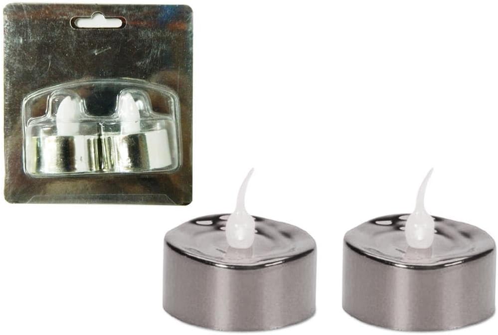 2 Piece Multi LED Light Candles Battery Operated Flameless Decorative LED Candle for Home Wedding Event