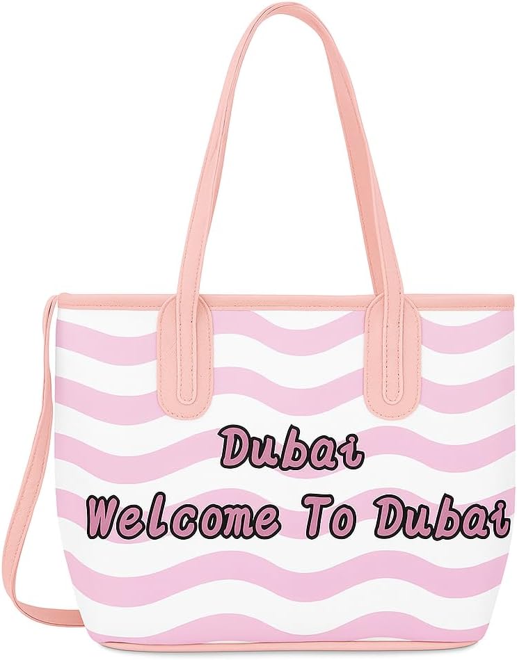Durable Eco-Friendly Dubai Orange Tote Bag with Handles